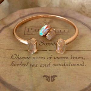 Kendra Scott Edie Rose Gold Cuff Bracelet Earrings